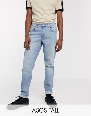 Голубые зауженные джинсы Tall 9005980