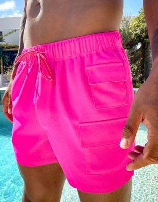 Светло-розовые шорты для плавания 9017920