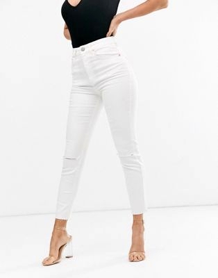 Узкие джинсы в винтажном стиле