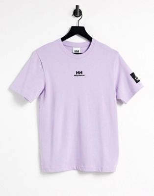 Бежевая oversized-футболка с рисунком в стиле ручной работы