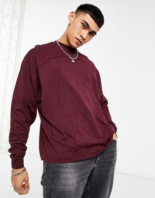 Бежевая удлиненная oversize-футболка без рукавов