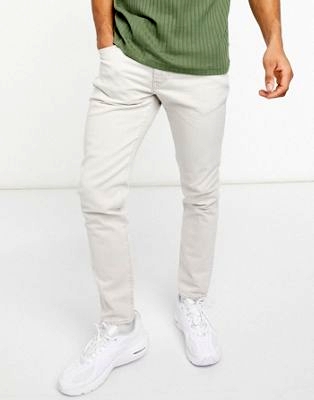 Бежевый спортивный костюм в стиле oversized с джоггерами и свитшотом