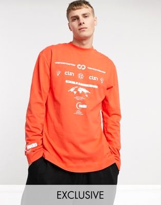 Фиолетовая oversized-футболка из политрикотажа с кантом