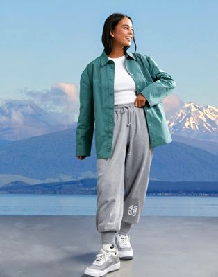 Голубая oversized-куртка Харрингтон из джерси