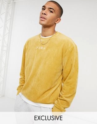 Горчичный свитшот Puma Cord –