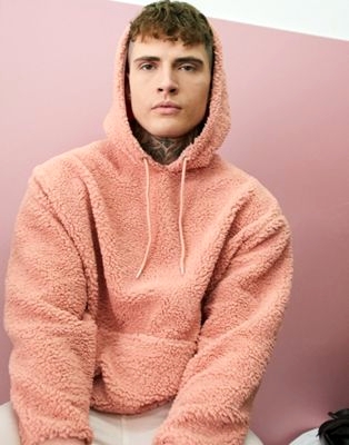 Худи oversize зеленого цвета на сквозной молнии