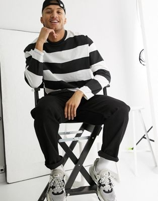 Коричневая длинная футболка в стиле oversized без рукавов Tall