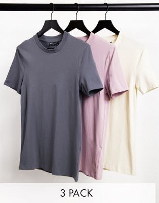 Коричневая футболка в стиле oversized с принтом на спине