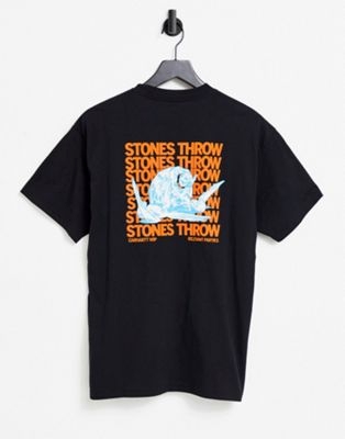 Коричневый спортивный костюм в стиле oversized из вафельного трикотажа