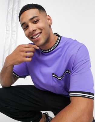 Коричневый лонгслив в стиле oversized с принтом на спине