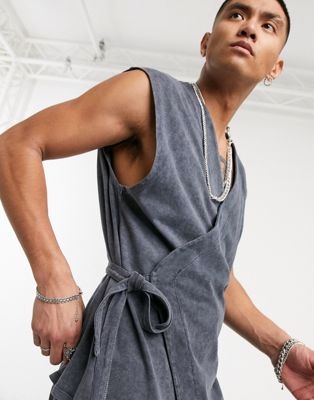 Комплект из oversized-лонгслива и джоггеров с заниженной проймой