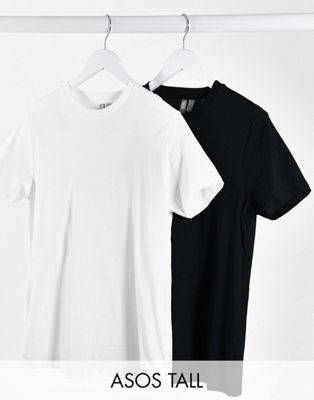 Набор из 2 футболок из органического хлопка с круглым вырезом Tall ultimate - СКИДКА