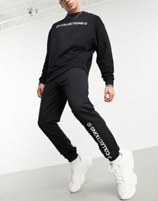 co-ord oversized tracksuit with graffiti print
