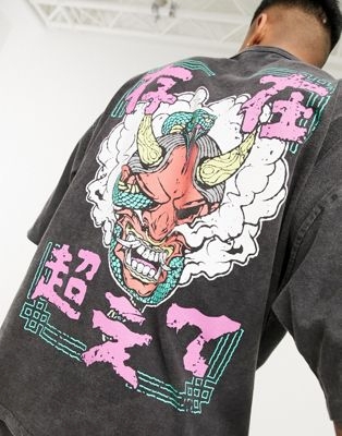 Oversized-лонгслив с карманом в стиле MA1 и вышивкой на груди и спине