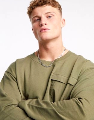 Oversized-свитшот с короткой молнией выбеленного красного цвета Plus
