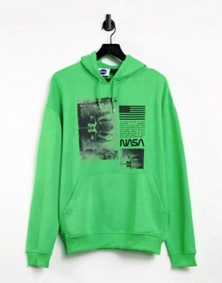 Пастельно-Лазурный очень свободный oversized свитшот с необработанным краем