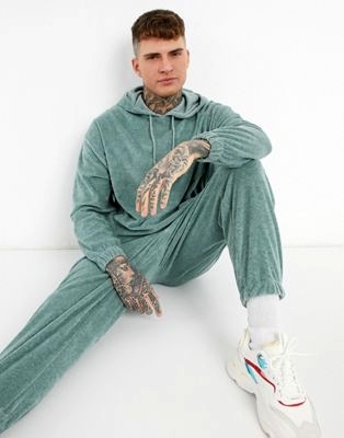Плюшевый oversized-свитшот с короткой молнией