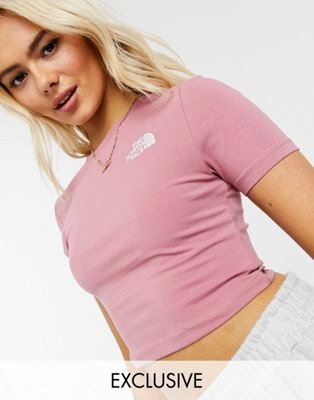 Розовый кроп-топ The North Face Simple Dome эксклюзивно на