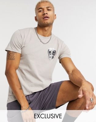 Серая футболка в стиле oversized Plus
