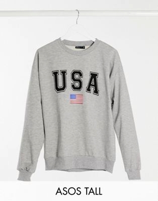 Свитшот Tall с принтом USA,  Котельники