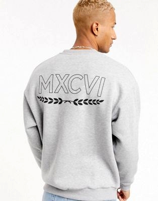 Темно-серый свитшот в стиле oversized с логотипом Puma Plus эксклюзивно для